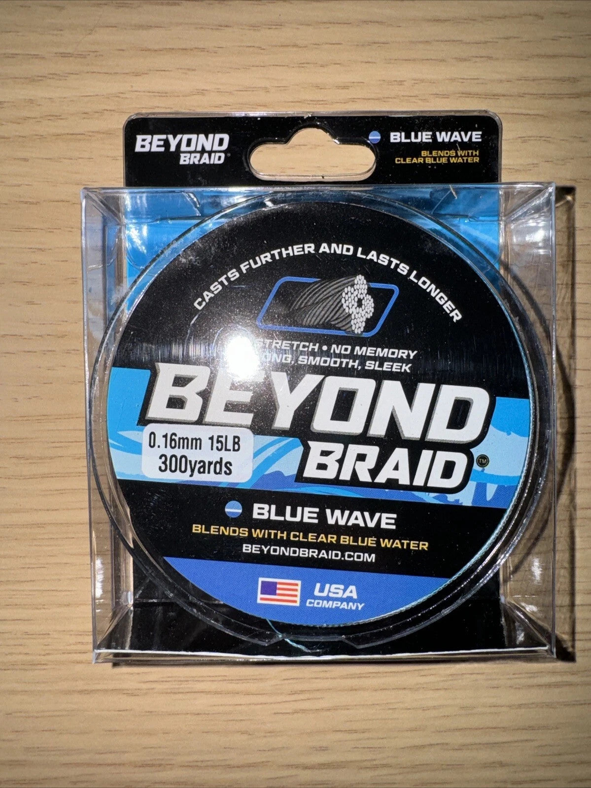 Braided Fishing Line 15Lb 300Yards Abrasion-Resistant No Stretch