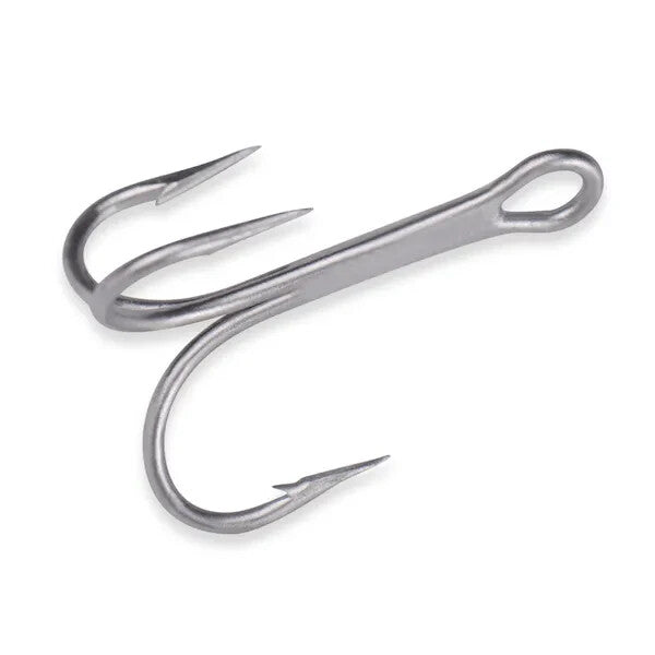 Treble Fishing Hooks 1/0 Size 50 Pack Salt & Freshwater Replacement Hooks