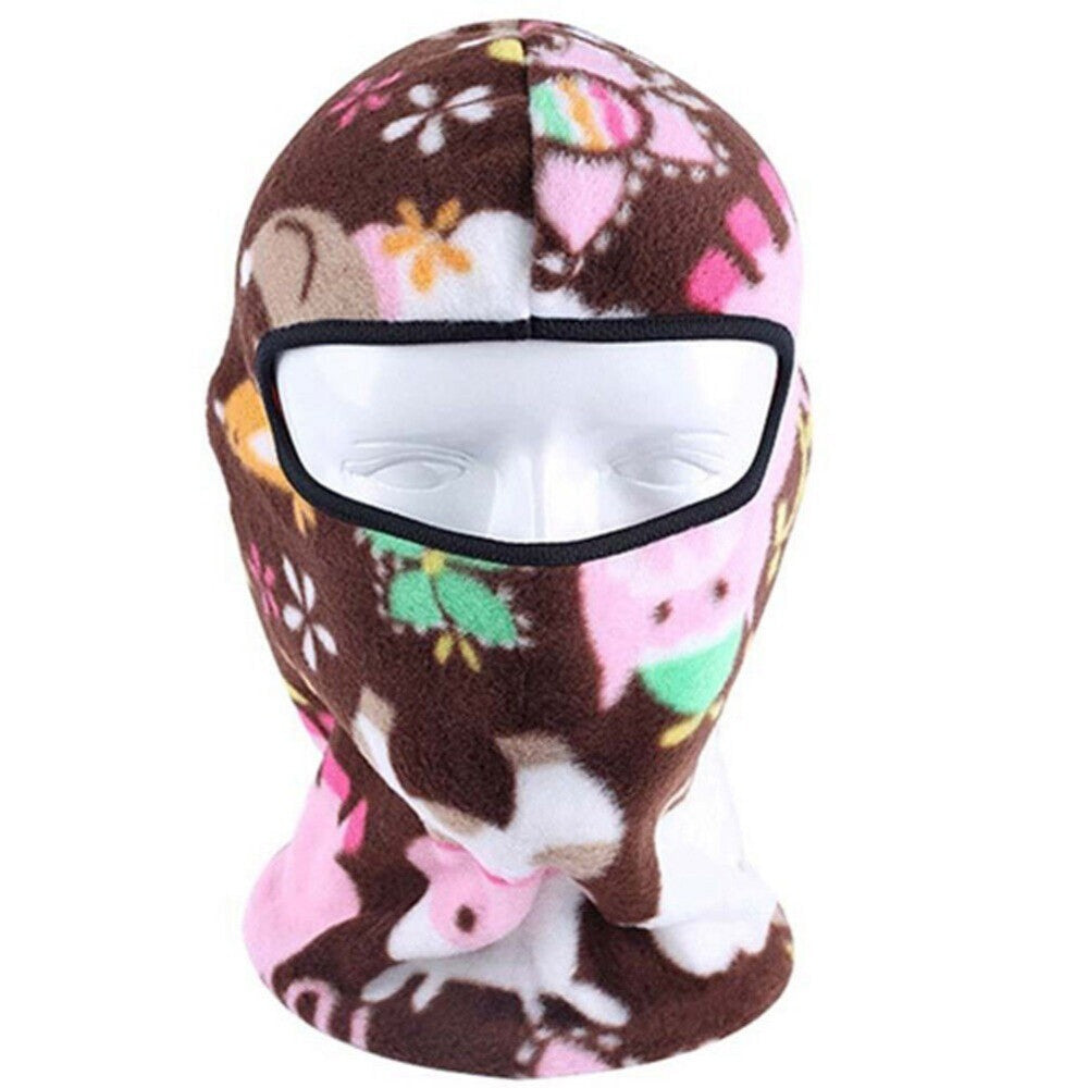 Winter Thermal Fleece Balaclava Neck Warmer Ski Mask - Windproof & Cold Protection