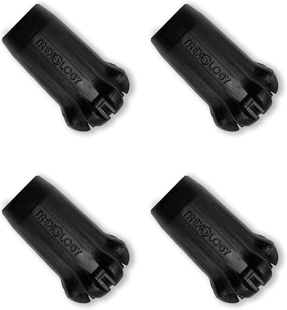 Hiking Pole Rubber Tips Accessories Set for Trekking Poles - Multiple Sizes