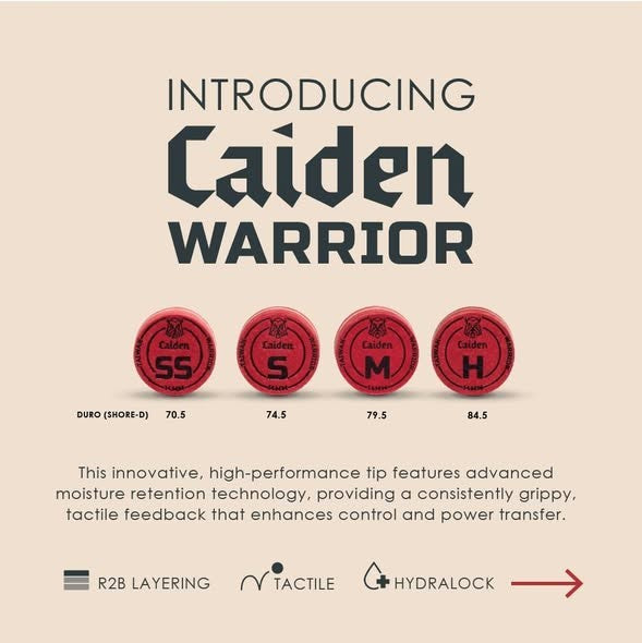 Hard 10-Layer Warrior Playing Tip for Darts - CAIDEN Red