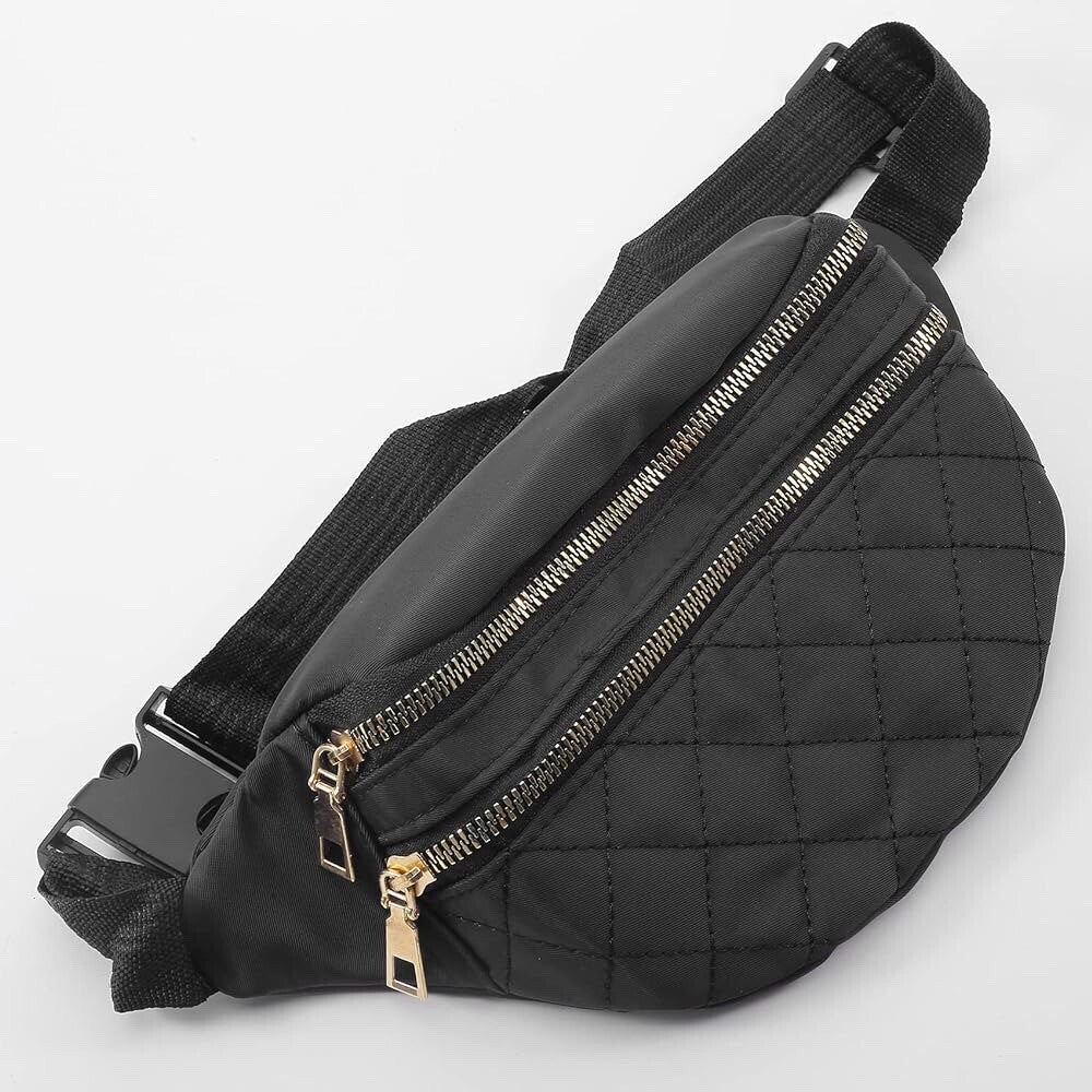 Adjustable Unisex Fanny Pack Waist Bag for Travel & Outdoor Activities