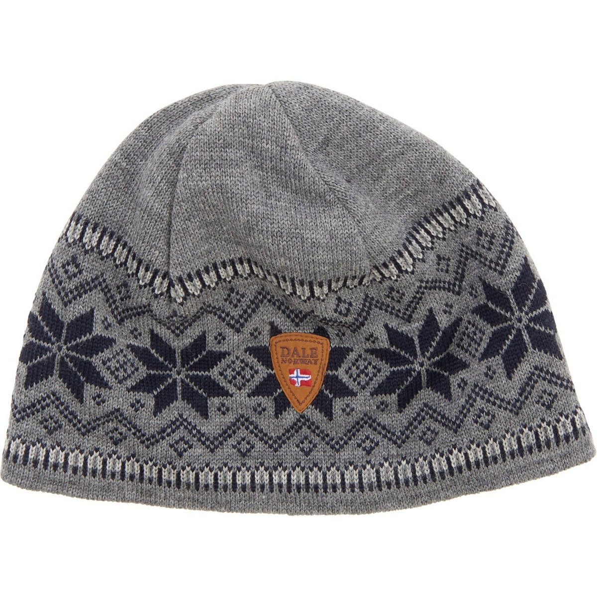 Merino Wool Beanie Hat - Warm Norwegian Knitted Cap for Winter