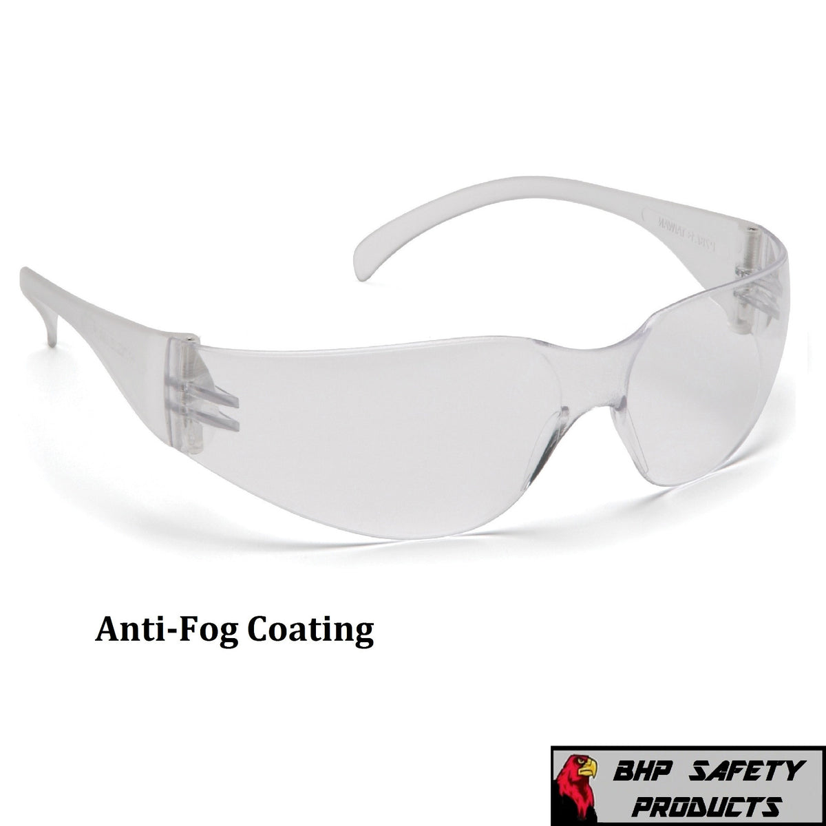 Safety Glasses with Impact-Resistant Polycarbonate Lenses ANSI Z87+