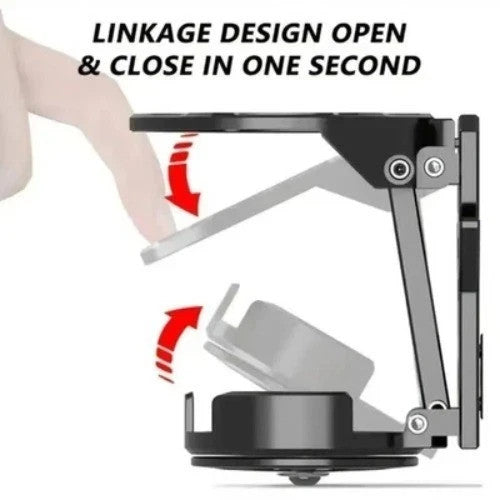 Foldable Motorcycle Cup Holder Adjustable Water Bottle Mount