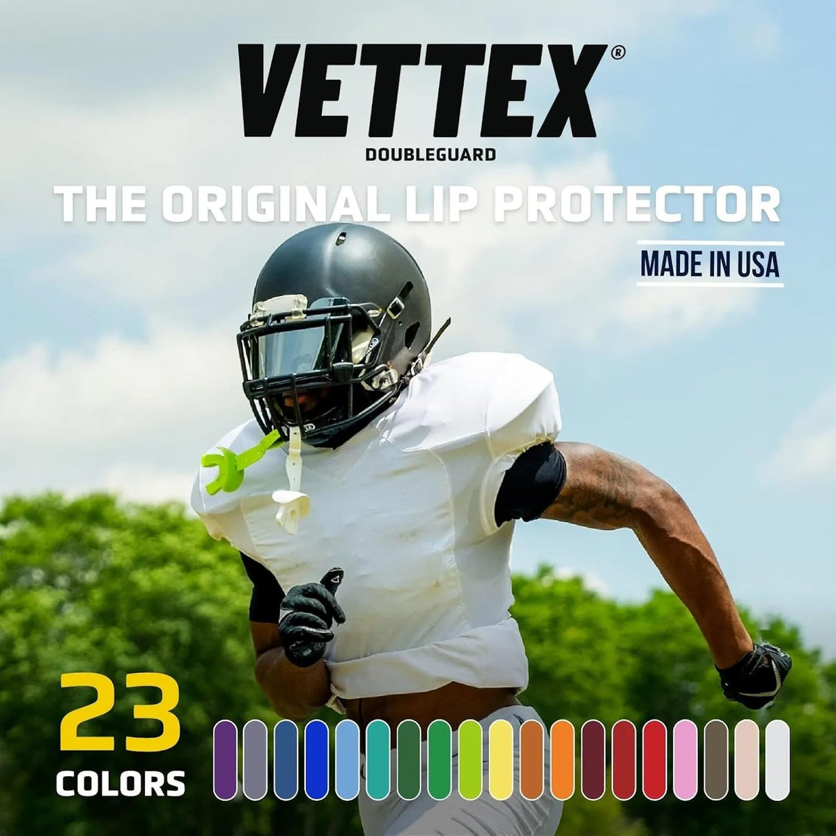 Double Guard Mouthguard for Football, Lacrosse, MMA, Boxing - Custom Fit & Breathable