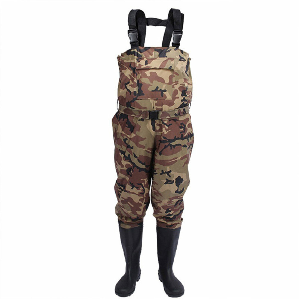Waterproof Chest Waders for Fishing and Hunting - Nylon & PVC Bootfoot, All Sizes & Colors