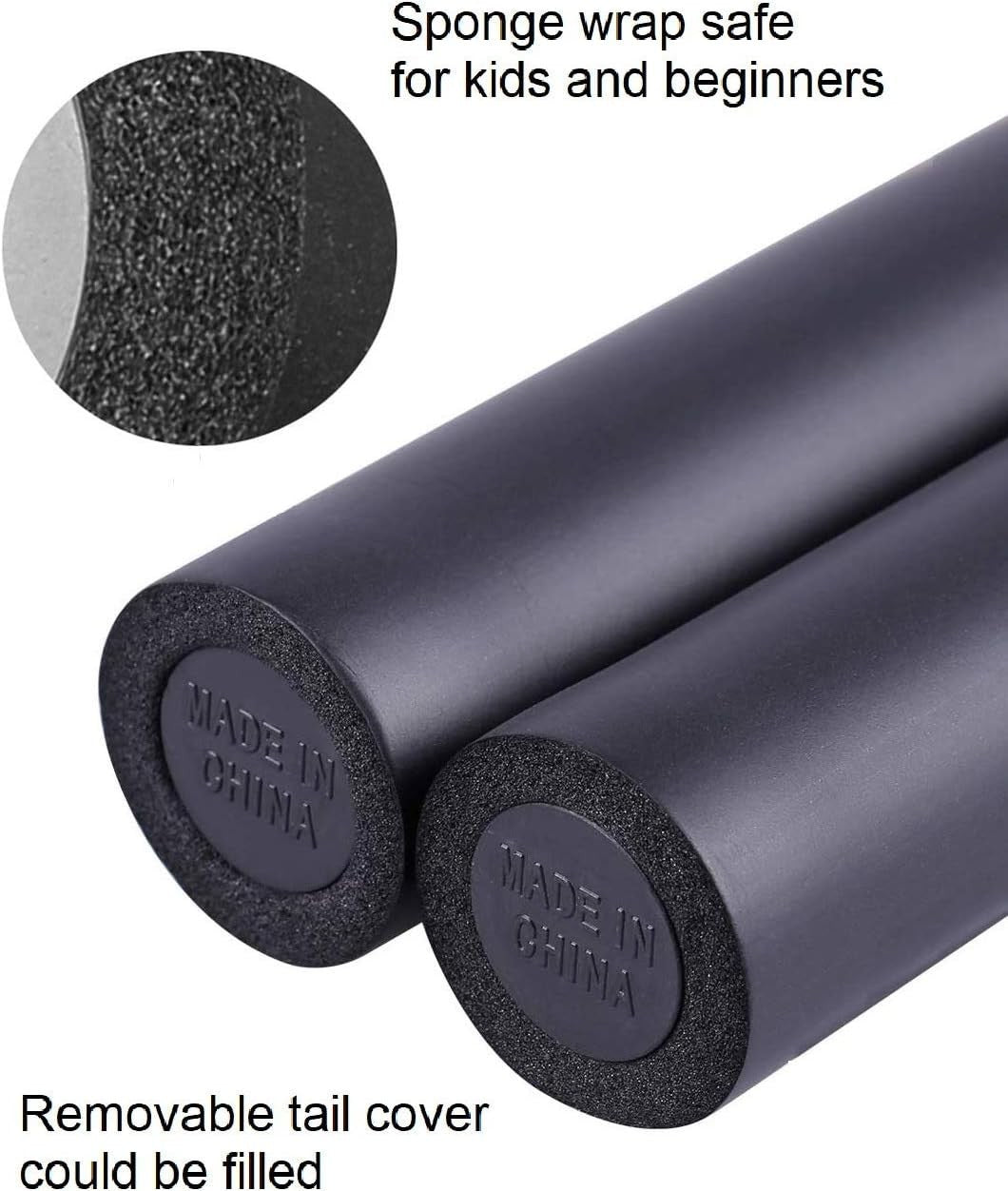 Kids Foam Training Stick with Cord - Lightweight Durable Safety Toy