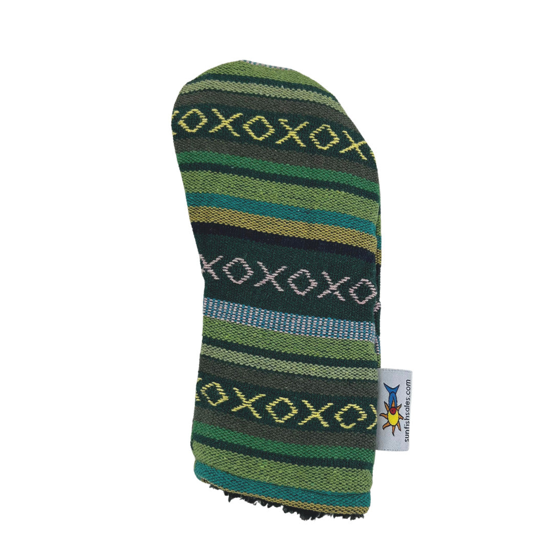 Golf Club Headcover Woven Fabric Sunfish Universal Fit for Driver Fairway Hybrid Set