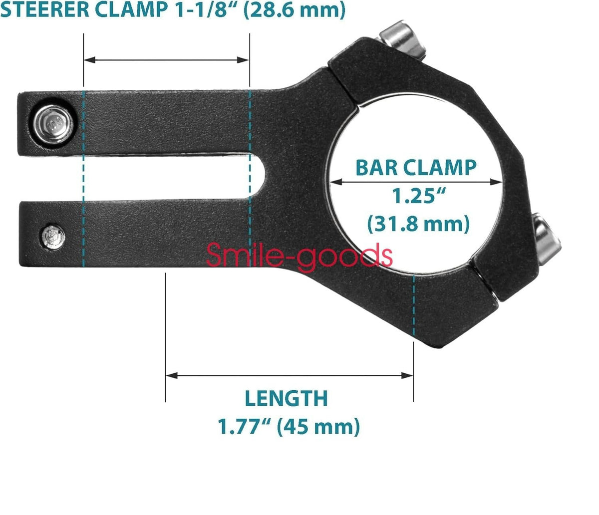 Universal 31.8mm Aluminum Alloy Bicycle Handlebar Stem - MTB & Road Bike