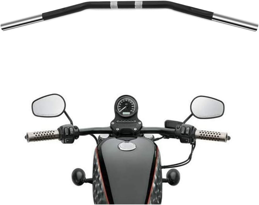 1 Inch Drag Style Steel Handlebar for Harley Sportster Nightster XL Models