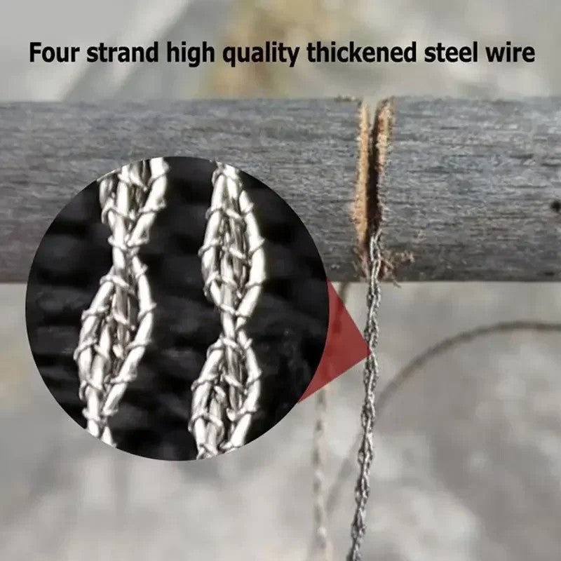 Mini Pocket Wire Saw for Camping Survival & Outdoor Emergency