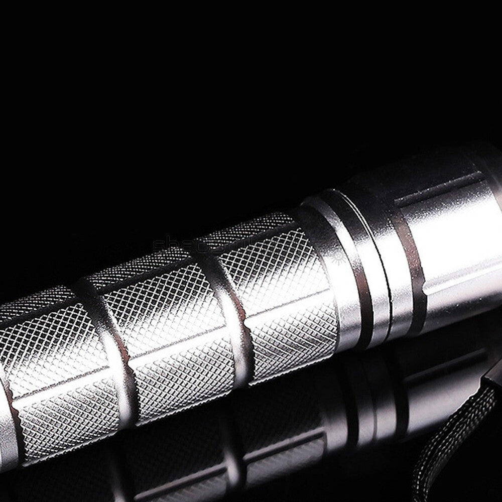 Adjustable Focus Blue Laser Pointer with Battery & Charger - 450nm 3000-5000M Range