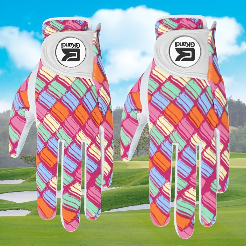 Women’s Golf Gloves with Ball Marker 2 Pack Breathable & Comfortable