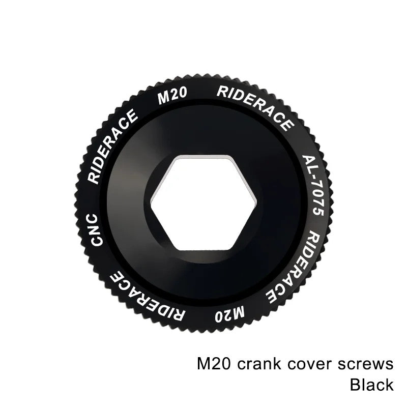 Bike Crank Arm Fixing Bolt Set Aluminum Alloy MTB Road Bike Replacement Caps