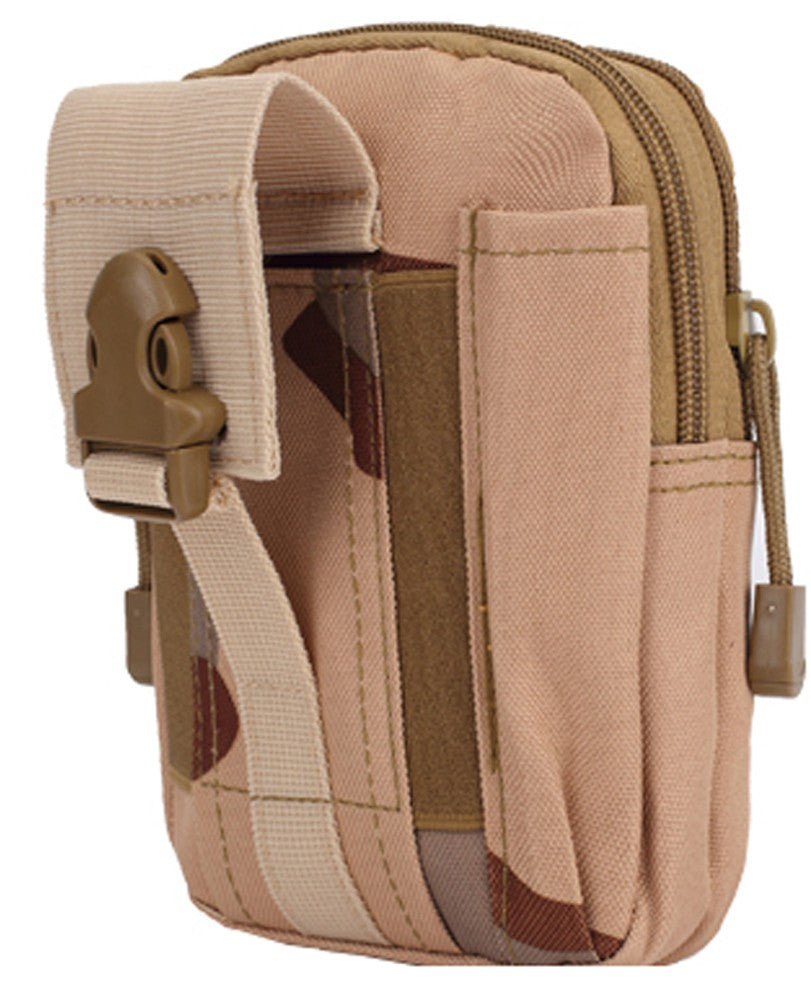 Tactical Molle Waist Pouch Utility Belt Bag Phone Holster for Outdoor & Work