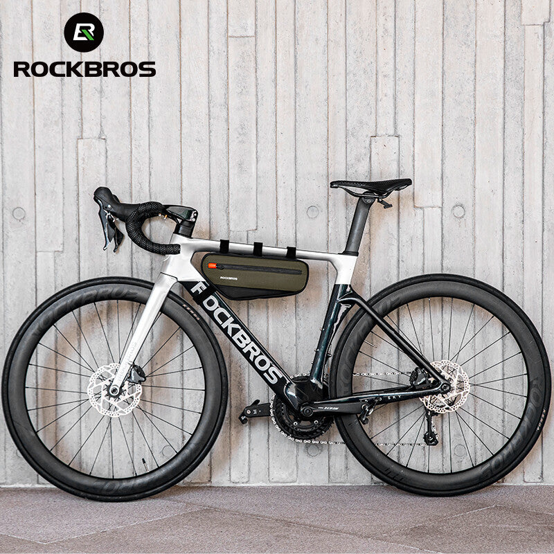Waterproof Bicycle Frame Triangle Bag 1.7L with Reflective Logo