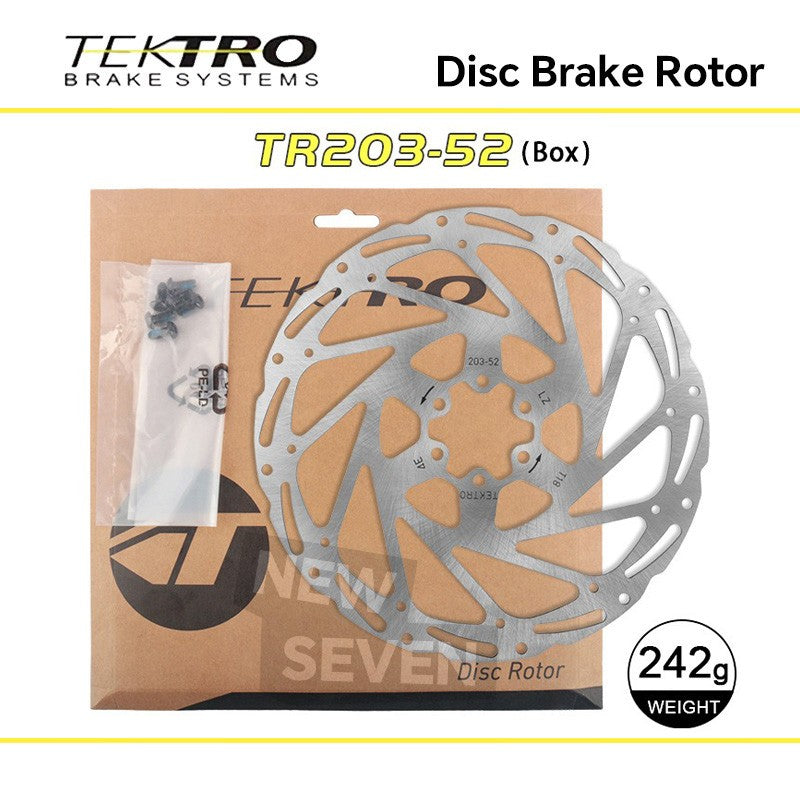 High-Strength Stainless Steel Bicycle Disc Brake Rotor - Multiple Sizes, Center Lock