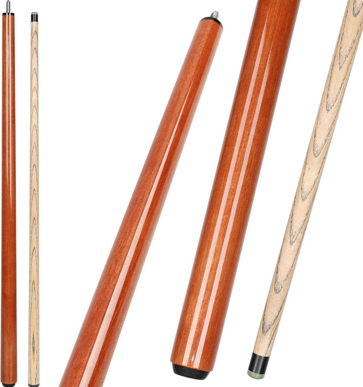 Heavy Hitter Break Cue Stick 54in 21oz with 13.5mm Hard Tip – Detachable 3-Section Pool Breaker