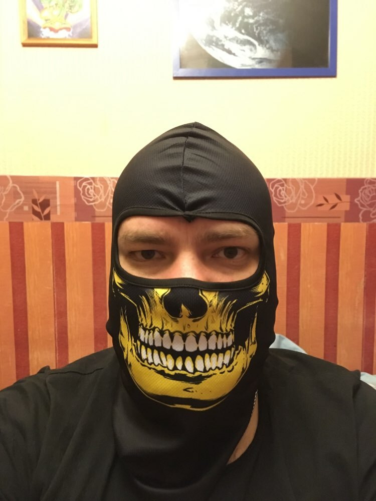 Unisex Full Face Skull Mask Balaclava for Motorcycle & Outdoor Sports
