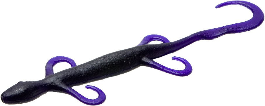 8 Inch Soft Plastic Creature Bait Pack for Bass Fishing - Lizard Lures