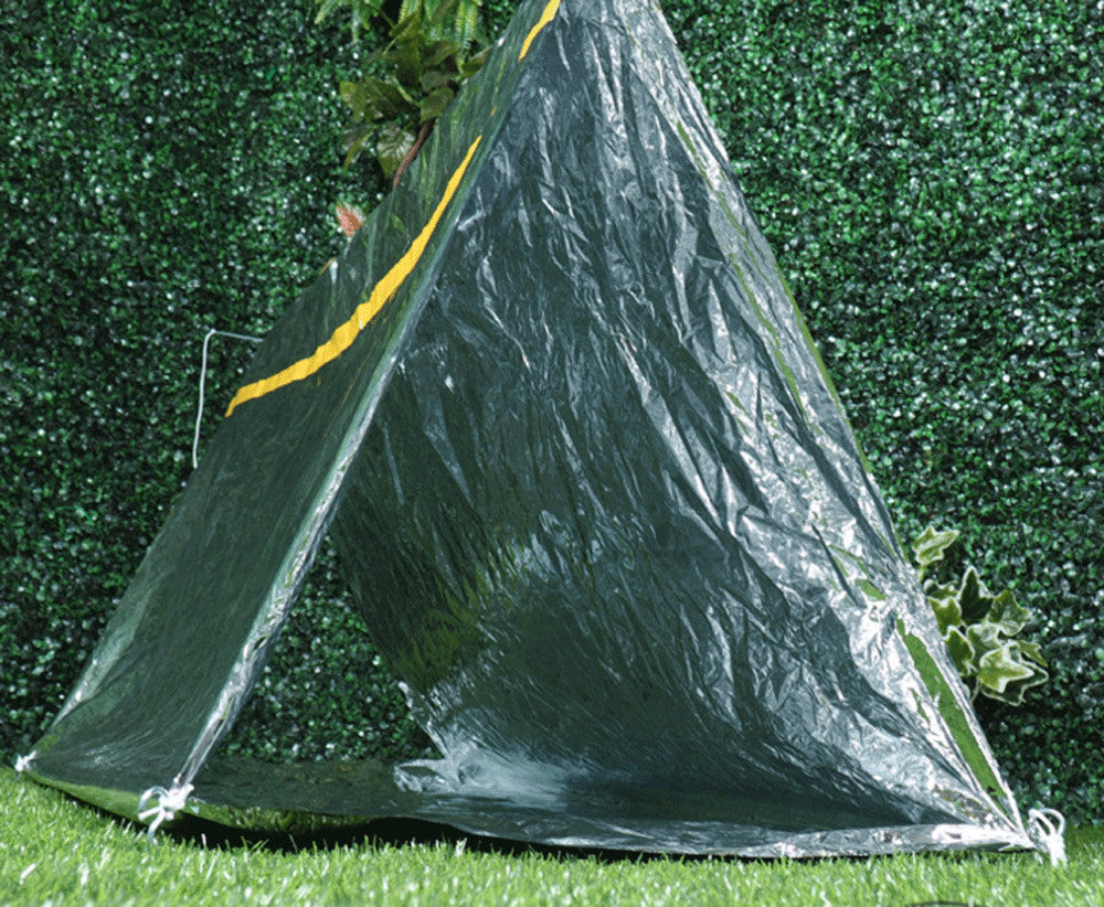 Emergency Survival Tent Reflective Shelter Bag 8ft x 4ft Compact & Reusable