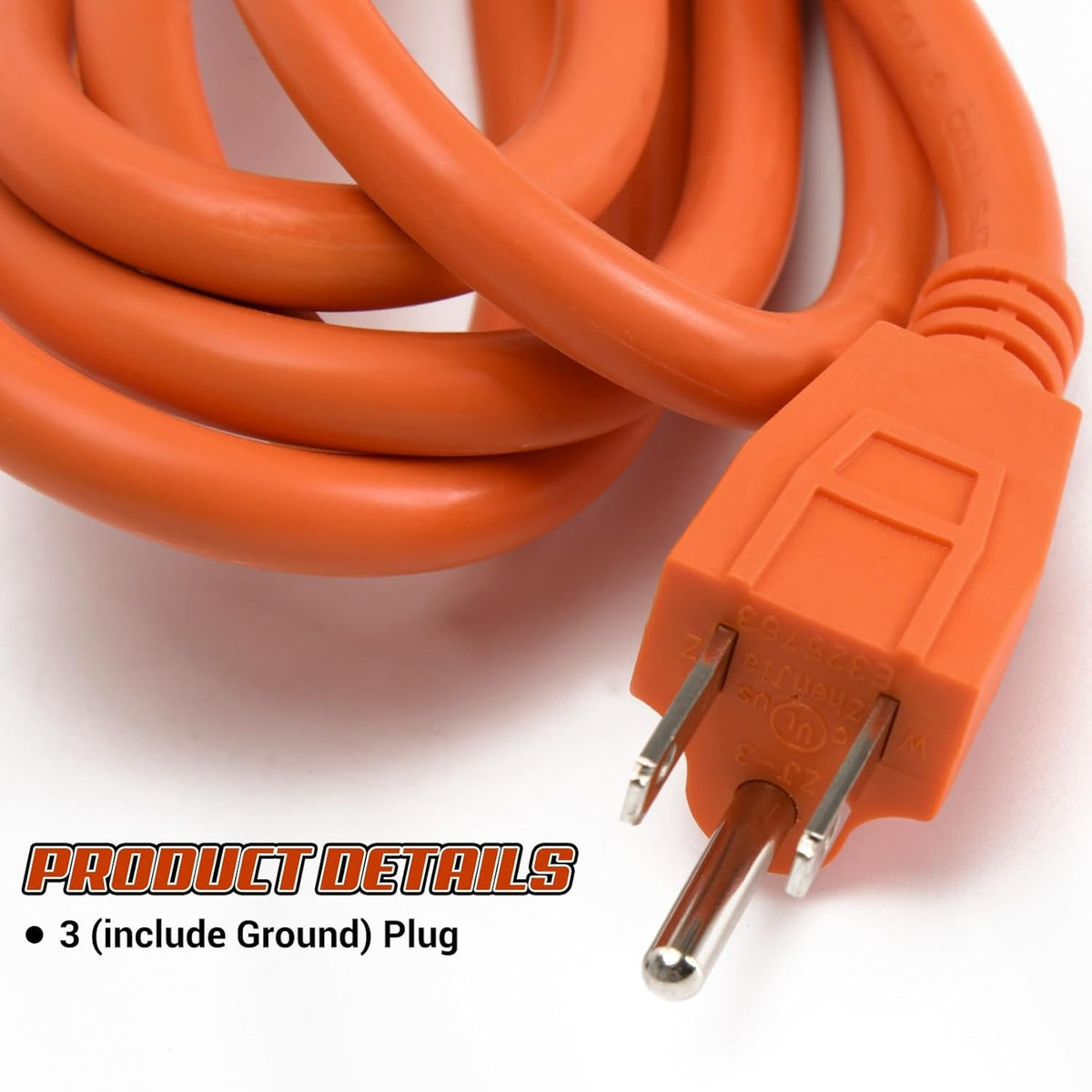 120V Golf Cart Charger Cord for Evolution and ICON Models - Replacement Power Cable
