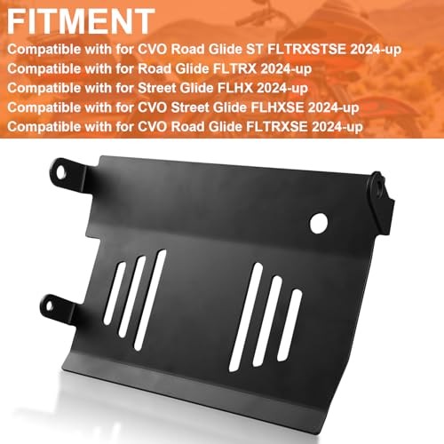 Lower Engine Skid Plate Guard for Harley Touring Models 2024+ - Aluminum Protection