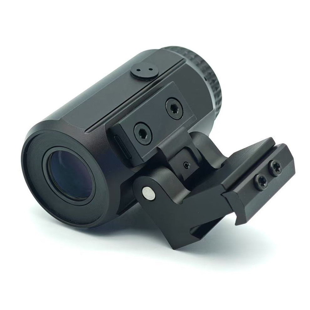 3X Tactical Magnifier Sight for Red Dot Optics Flip-to-Side Mount