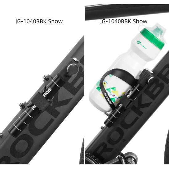 Mini Portable Bike Pump with Aluminium Alloy Handle & Reversible Valves