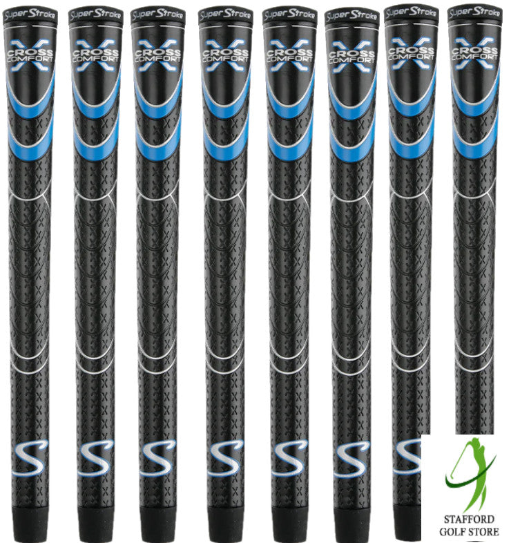 Golf Grip Set - Super Stroke Cross Comfort Undersize, Standard, Midsize & Jumbo