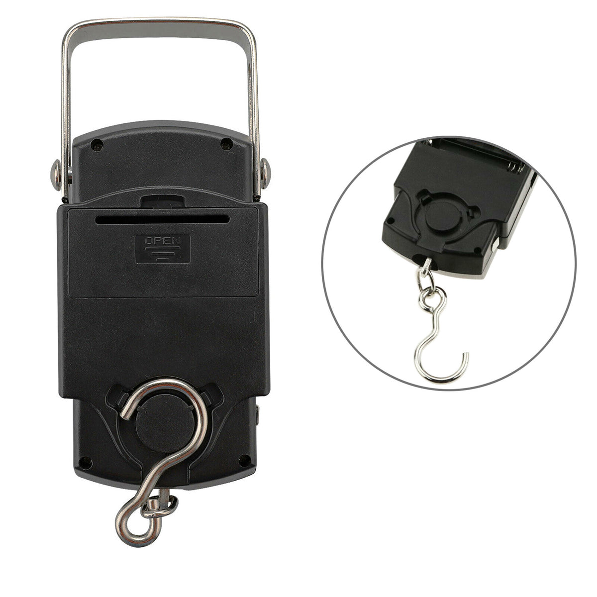 Digital Luggage & Fish Scale with LCD Display Portable Hanging Hook