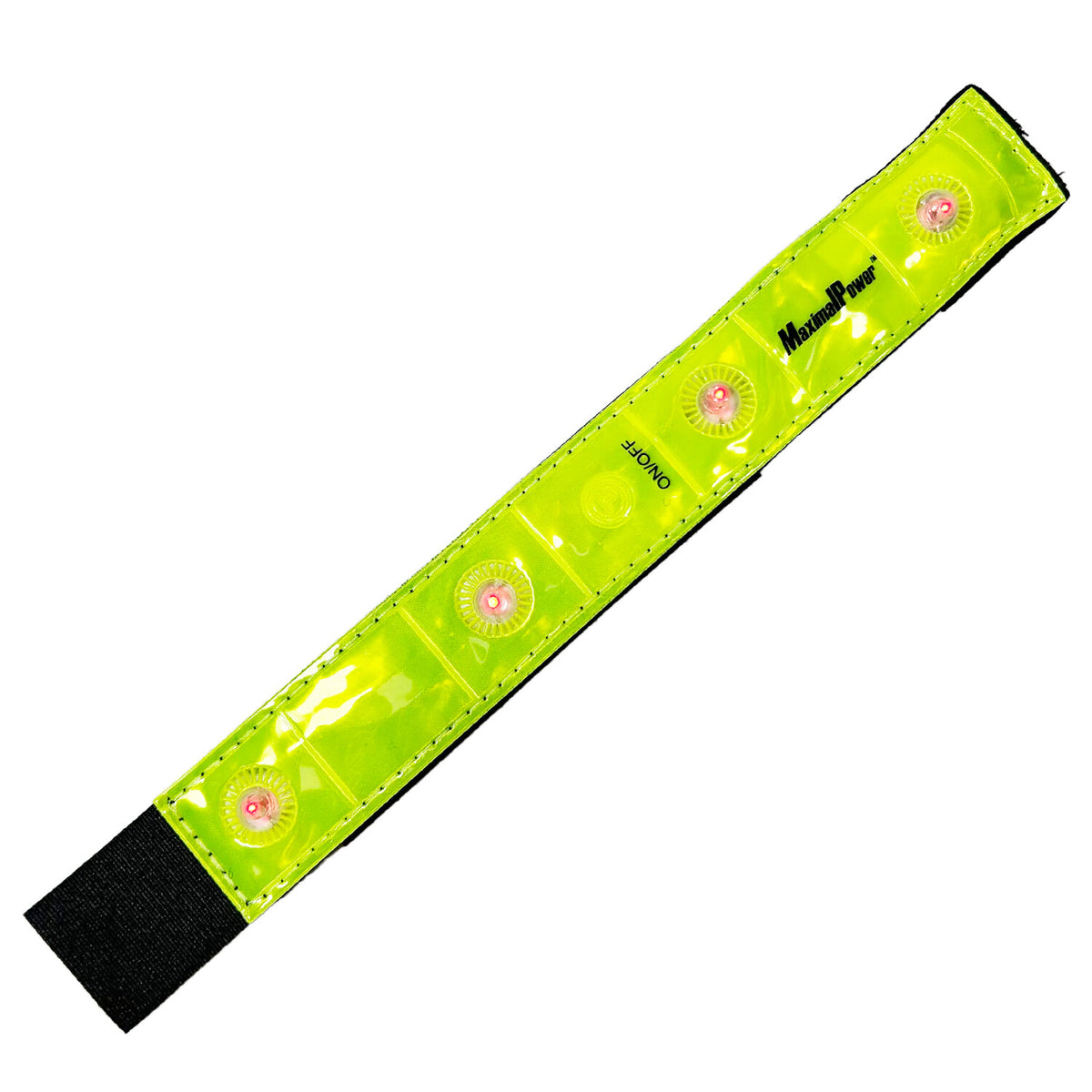 Reflective LED Armbands for Running & Cycling Safety - Pack of 2