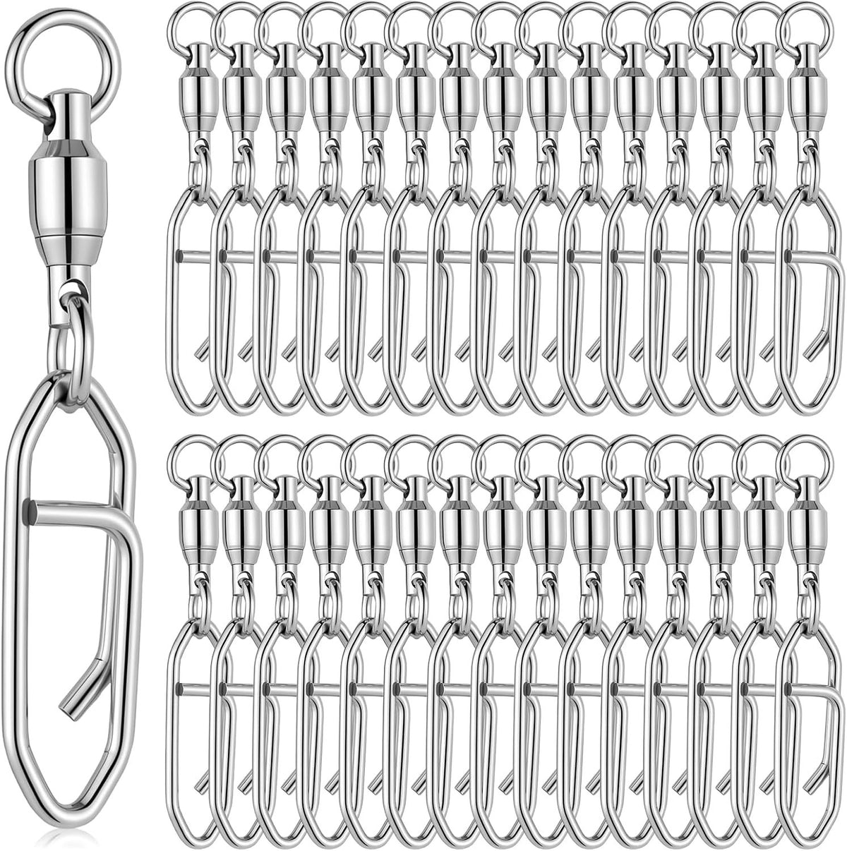 Fishing Speed Clips for All Baits & Fish Species - Assorted Sizes & Pack Quantities