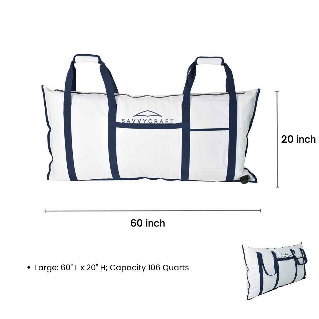 Insulated Fish Cooler Bag Waterproof Leakproof Collapsible Fish Kill Bag