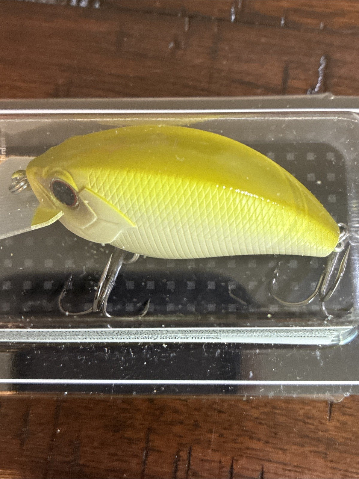 (3-Piece) Floating Crankbait Lure Set - Red Craw, Vanilla/Chartreuse & Mat Real Funa