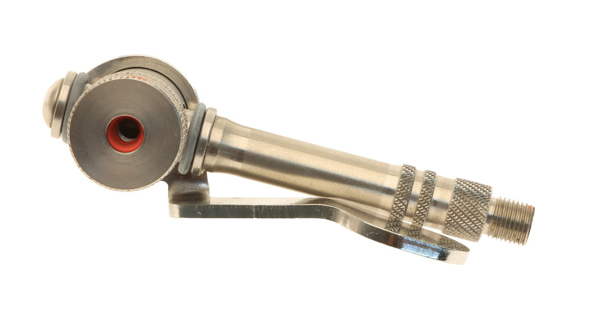 Stainless Steel Presta Bicycle Pump Chuck with Locking Side Lever - USA Made