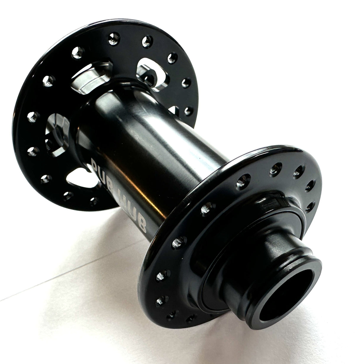 Bike Disc Hub 32H 110mm x 15mm 6-Bolt Front Sealed Bearings Black