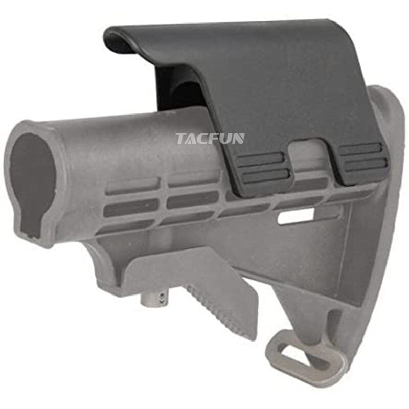 Cheek Rest Riser for Buttstock - Polymer Adjustable Snap-On Scope Support