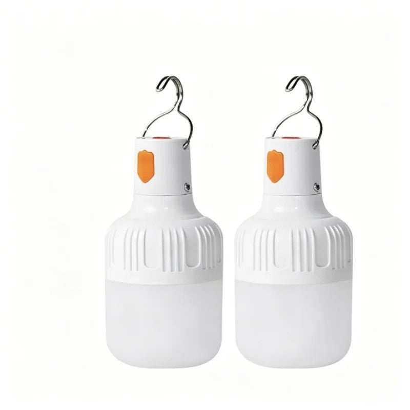 USB Rechargeable LED Camping Light with Hanging Hook - Portable Emergency Lantern