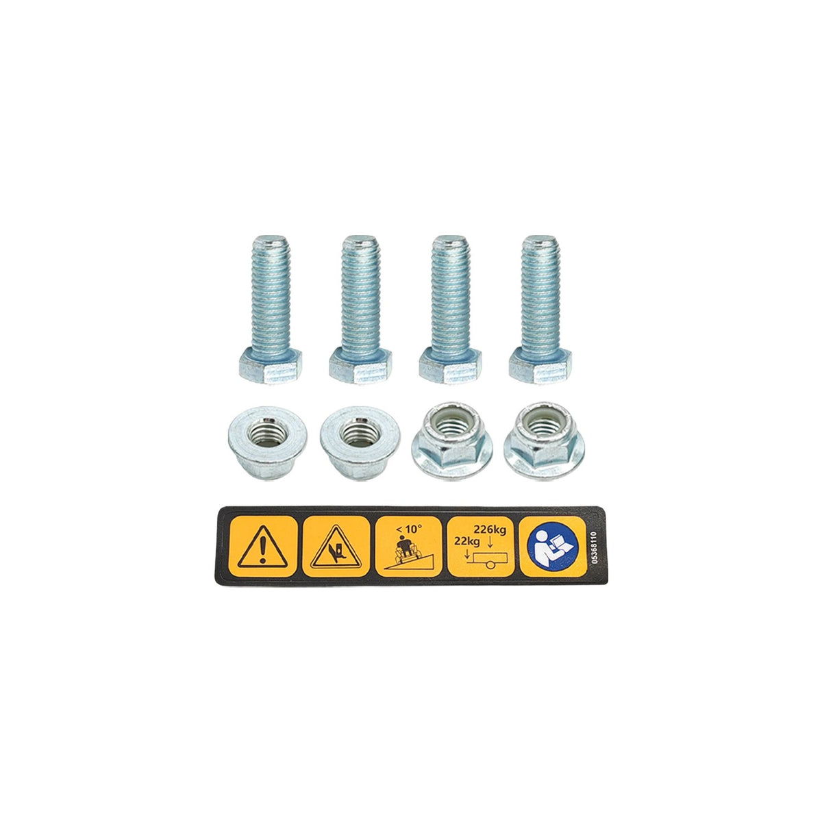 Heavy-Duty Trailer Hitch Kit for Lawn Tractors and Utility Vehicles