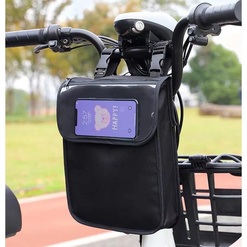Large Capacity Waterproof Handlebar Bag for Electric Scooter & Bike