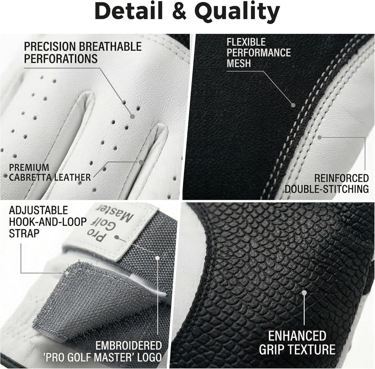 Golf Wrist Training Glove with Wrist Brace for Swing Accuracy and Control