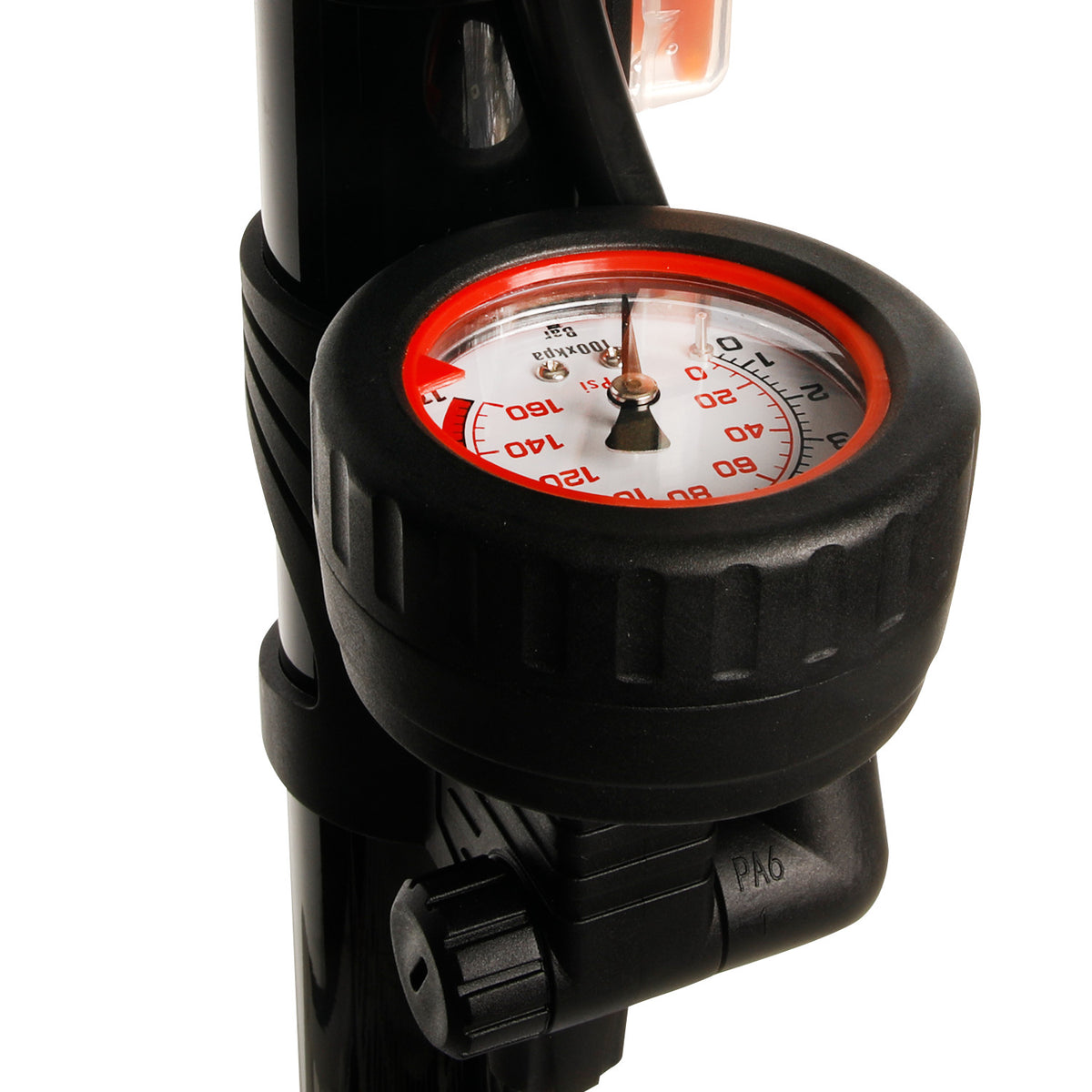 High Pressure Bicycle Floor Pump 160 PSI with Gauge for Road MTB Tires