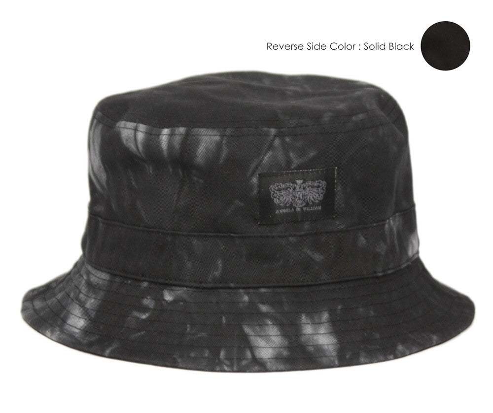 Reversible Cotton Bucket Hat for Outdoor Activities - Tie Dye Boonie Cap