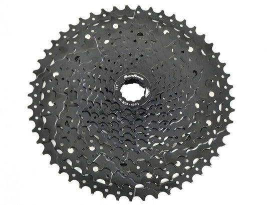 SunRace 11-Speed MTB Cassette 11-51T Wide Range 6 Sprockets Black