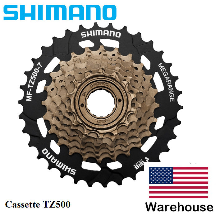 Shimano 7-Speed Freewheel Cassette 14-28T & 14-34T for Bicycle Drivetrain