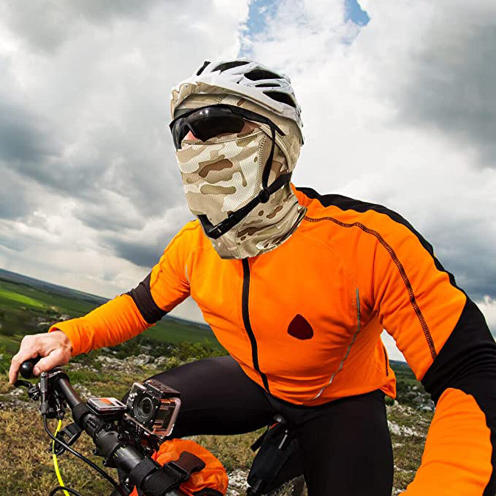 Military Camo Balaclava Mask Unisex Tactical Headwear for Outdoor Activities