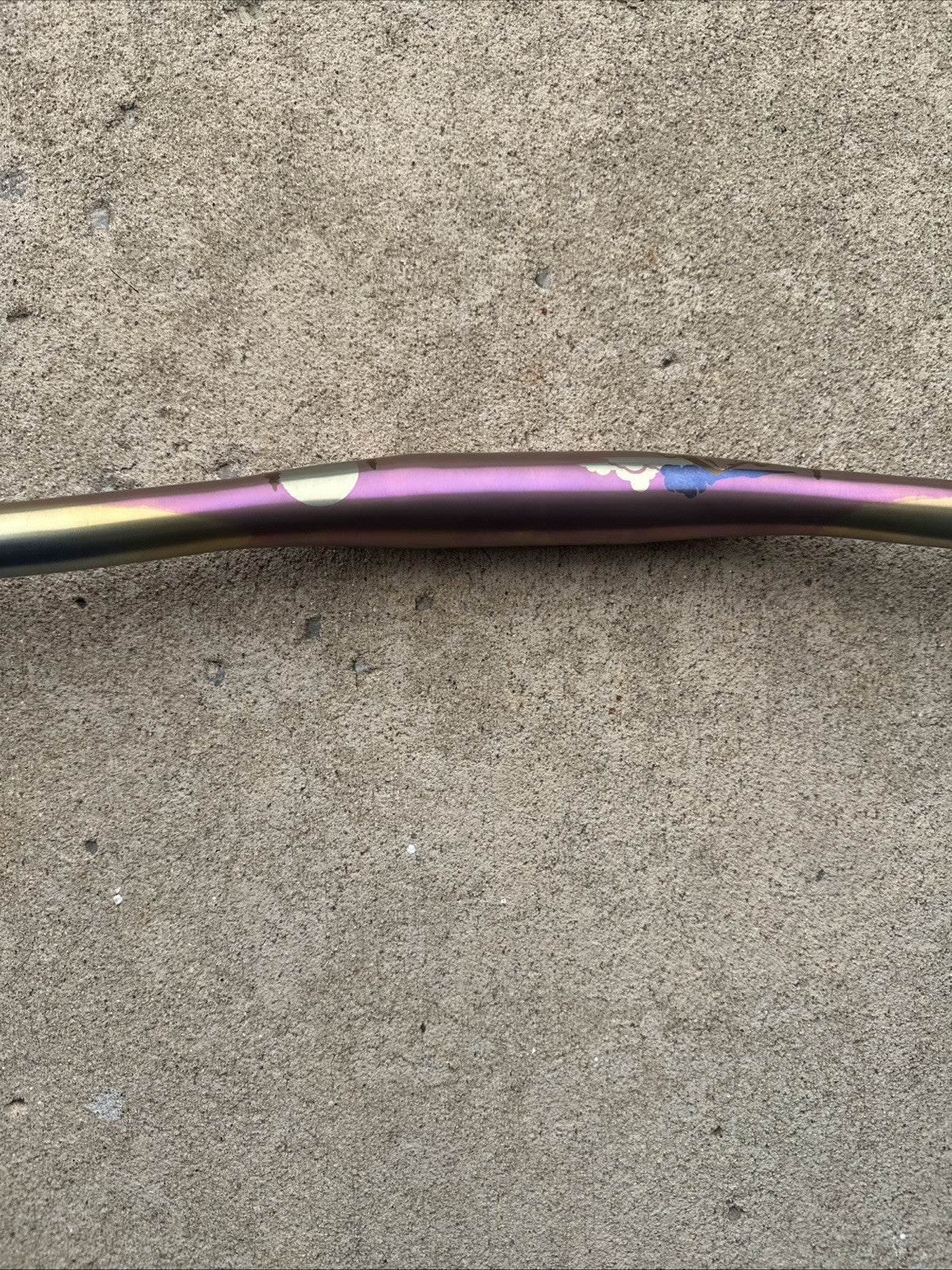 Titanium Riser Bar for Mountain and Fitness Bikes - 800mm, 31.8mm Clamp, Custom Anodized Multi-Color Finish