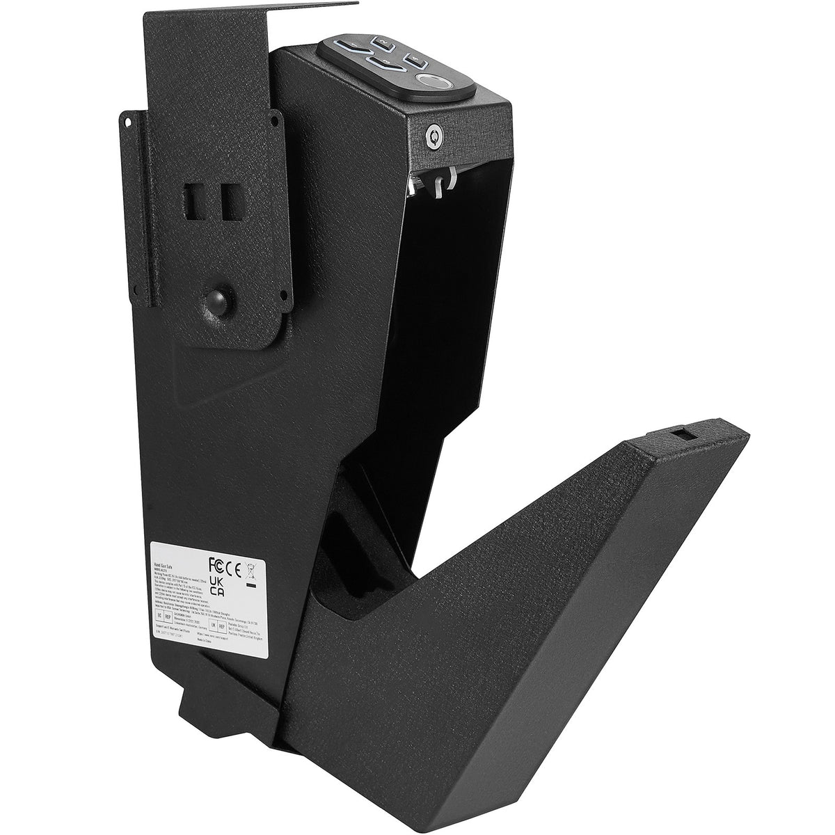 Biometric Gun Safe for Pistols with Key and Password Access — Secure & Quick Locking